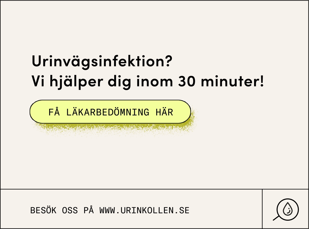 reklam för urinkollen: urinvägsinfektion?